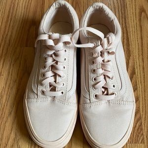 light pink old skool vans